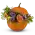 Pumpkin with flowers